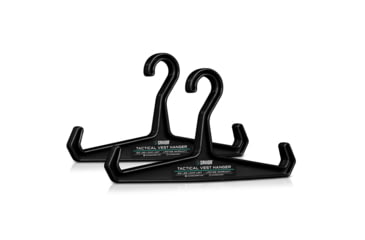 Image of Savior Equipment Tactical Vest Hanger, Black, HAN-150V1-2P-BK