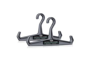 Image of Savior Equipment Tactical Vest Hanger, Gray, HAN-150V1-2P-GS