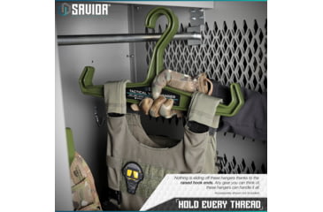 Image of Savior Equipment Tactical Vest Hanger, OD Green, HAN-150V1-2P-OG