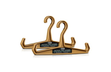 Image of Savior Equipment Tactical Vest Hanger, RAL 8000 Tan, HAN-150V1-2P-TN