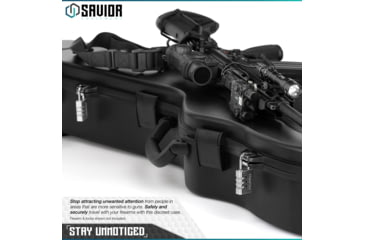 Image of Savior Equipment Ultimate Guitar Single Rifle Case, Black, RC-GT-ACOUSTIC-BK