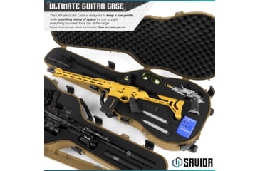 Image of Savior Equipment Ultimate Guitar Single Rifle Case, Dark FDE, RC-GT-ACOUSTIC-TN