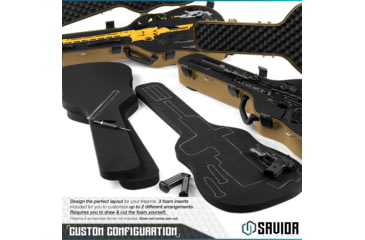 Image of Savior Equipment Ultimate Guitar Single Rifle Case, Dark FDE, RC-GT-ACOUSTIC-TN