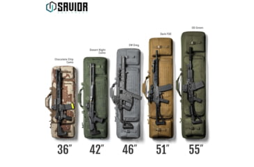 Image of Savior Equipment Urban Warfare Double Rifle Bag, Desert Night Camo, 36in, RB-3612DG-VER2-DNC