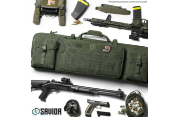 Image of Savior Equipment Urban Warfare Double Rifle Bag, Desert Night Camo, 36in, RB-3612DG-VER2-DNC