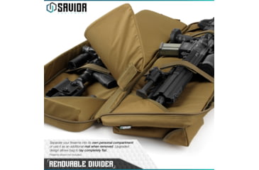 Image of Savior Equipment Urban Warfare Double Rifle Case, 36in, Dark FDE, RB-3612DG-VER2-TN
