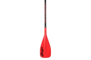 Image of Storm QuickDraw 3 Piece Traveler SUP Paddle 90 sq in-Red Blade with Black Trim