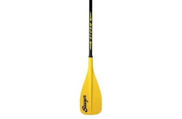 Image of Storm QuickDraw 3 Piece Traveler SUP Paddle 90 sq in-Yellow Blade with Black Trim
