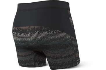 Image of SAXX Kinetic Boxer Brief - Mens, Black Frequency, Large, SXBB27-FRQ-L