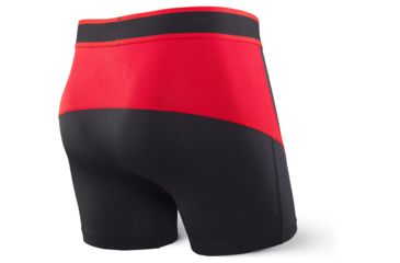Image of SAXX Kinetic Boxer Brief - Mens, Black/Red, S, SXBB27-REB-S