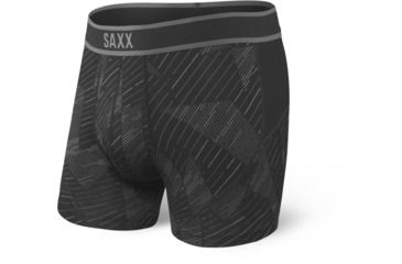 Image of SAXX Kinetic Boxer Brief - Mens, Black Shattered, Extra Large, SXBB27-BSH-XL