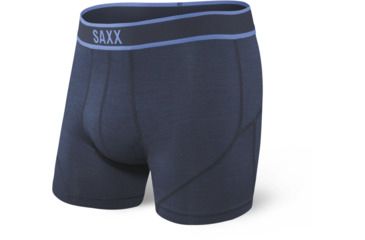 Image of SAXX Kinetic Boxer Brief - Mens, Blue Cross Dye, Medium, SXBB27-BCD-M