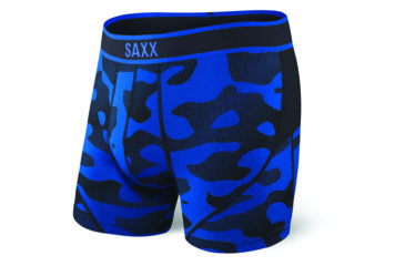 Image of SAXX Kinetic Boxer Brief - Mens, Blue Melt, Medium, SXBB27-MEL-M