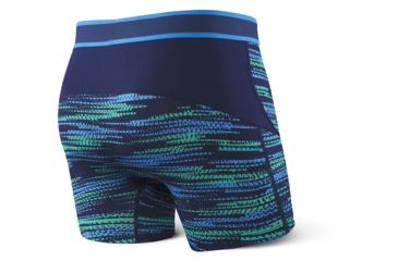Image of SAXX Kinetic Boxer Brief - Mens, Blue Road Runner, 2XL, SXBB27-BRR-XXL
