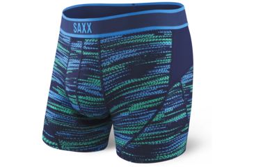 Image of SAXX Kinetic Boxer Brief - Mens, Blue Road Runner, 2XL, SXBB27-BRR-XXL