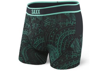 Image of SAXX Kinetic Boxer Brief - Mens, Grid Iron, S, SXBB27-GRI-S