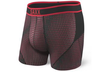 Image of SAXX Kinetic Boxer Brief - Mens, Red Skyscraper, S, SXBB27-RES-S