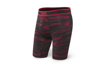 Image of SAXX Kinetic Long Leg Boxer Brief - Mens, Red Road Runner, S, SXLL27-RRR-S