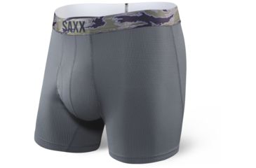 Image of SAXX Quest 2.0 Boxer Brief w/Fly - Mens, Dark Charcoal, XL, SXBB70F-CHA-XL