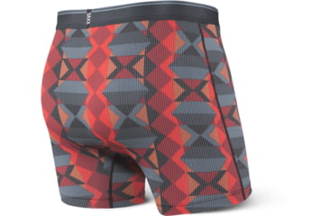 Image of SAXX Quest Boxer Briefs Fly - Mens, Blue Dot Navajo, Large, SXBB70F-BDN-L