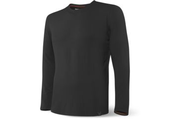 Image of SAXX Sleepwalker Long Sleeve Tee - Mens, Black, Small, SXLT34-BLK-S