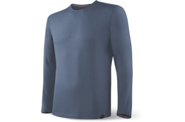 Image of SAXX Sleepwalker Long Sleeve Tee - Mens, Dark Denim, Medium, SXLT34-DDN-M