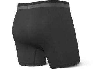 Image of SAXX Sport Mesh Boxer Brief Fly - Mens, Black, Small, SXBB12F-BLK-S