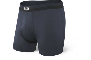 Image of SAXX Sport Mesh Boxer Brief Fly - Mens, Navy, Medium, SXBB12F-NVY-M