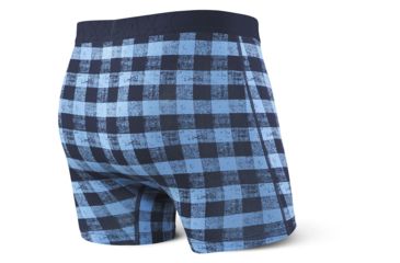 Image of SAXX Undercover Boxer Brief - Mens, Blue Gingham, Large, SXBB19-BGI-L