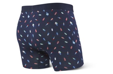 Image of SAXX Undercover Boxer Brief - Mens, Navy Rocket Pop, Medium, SXBB19-RKP-M