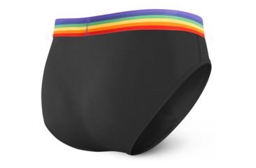 Image of SAXX Undercover Briefs - Mens, Black Rainbow, Medium, SXBR19-BPR-M
