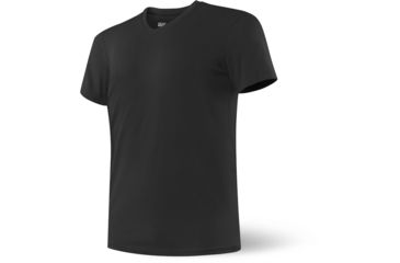 Image of SAXX Undercover Short Sleeve V Neck Shirt - Mens, Black, M, SXTV19-BLK-M