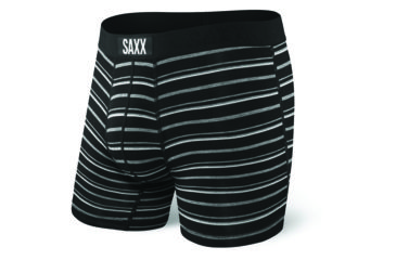 Image of SAXX Vibe Boxer Brief - Men's, Black Coast Stripe, Small, SXBM35-BCO-S