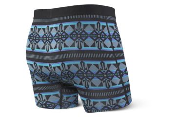 Image of SAXX Vibe Boxer Brief - Mens, Black Trading Blanket, Large, SXBM35-BTB-L