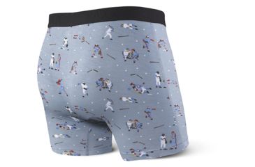 Image of SAXX Vibe Boxer Brief - Mens, Grey Mavericks, Large, SXBM35-MAV-L