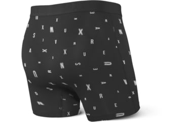 Image of SAXX Vibe Boxer Briefs - Mens, Black Eye Chart, Medium, SXBM35-BEY-M