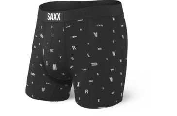 Image of SAXX Vibe Boxer Briefs - Mens, Black Eye Chart, Medium, SXBM35-BEY-M