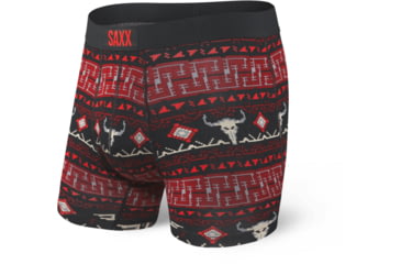 Image of SAXX Vibe Boxer Briefs - Mens, Black Story Blanket, Large, SXBM35-BSB-L