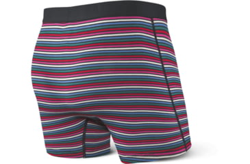 Image of SAXX Vibe Boxer Briefs - Mens, Black Witty Stripe, Medium, SXBM35-BWS-M