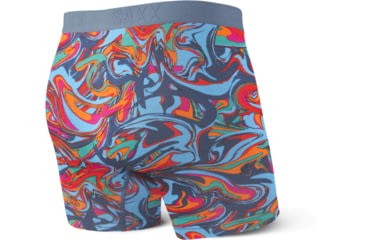 Image of SAXX Vibe Boxer Briefs - Mens, Blue Cyclone, Medium, SXBM35-CYB-M