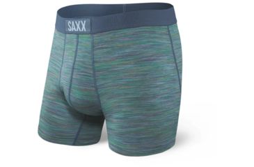 Image of SAXX Vibe Boxer Briefs - Mens, Dk Denim Space Dye, Small, SXBM35-DSD-S