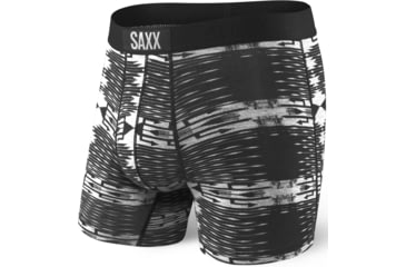 Image of Saxx Vibe Boxer Modern Fit - Men's-Black Canteen-Small