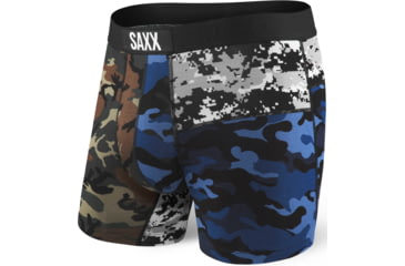 Image of Saxx Vibe Boxer Modern Fit - Men's-Camo Collision-X-Large