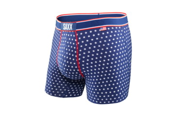Image of Saxx Vibe Boxer Modern Fit - Men's-USA/Bright Navy-Small