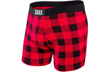 Image of Vibe Boxer Modern Fit - Mens-Buffalo Plaid-Large