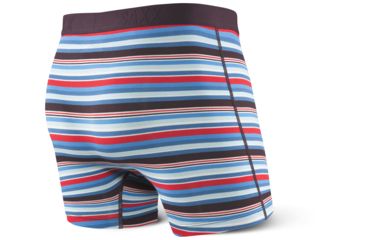 Image of SAXX Vibe Modern Fit Boxer Brief - Mens, Berry Camp Stripe, S, SXBM35-BCS-S