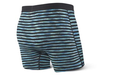 Image of SAXX Vibe Modern Fit Boxer Brief - Mens, Black Space Hiker Stripe, S, SXBM35-KSH-S