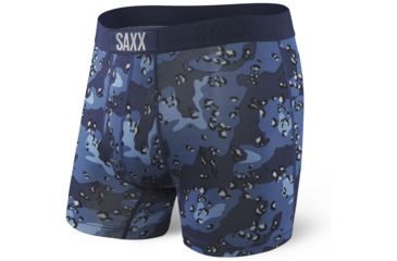 Image of SAXX Vibe Modern Fit Boxer Brief - Mens, Blue Nighthawk, S, SXBM35-BNH-S