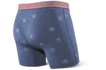 Image of SAXX Vibe Modern Fit Boxer Brief - Mens, Chambray Americana, L, SXBM35-CAC-L