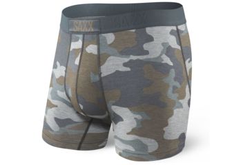 Image of SAXX Vibe Modern Fit Boxer Brief - Mens, Gray Supersize Camo, S, SXBM35-GSC-S